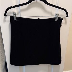 Steve Madden Black Velvet Skirt